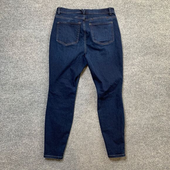 Duluth Trading Jeans Womens 8 Short Denim 27 Inch Inseam Mid Rise Skinny Ankle - Picture 9 of 13